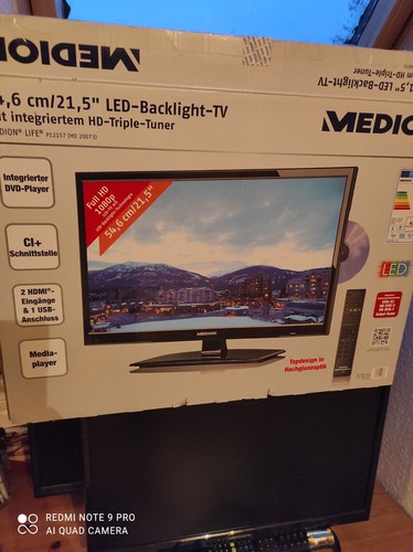 Zoll mit dvd player - 21,