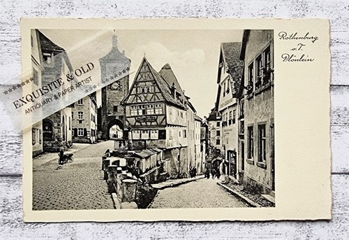 Rothenburg tauber plönlein - ak,