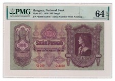 UNGARN Banknote 100 Pengo 1930
