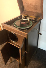 Grammophon Grammophonschrank, alt, gut erhalten, funktionstüchtig