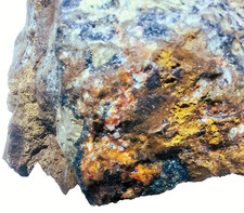 Phoenikochroit  Embreyit Schwarzbleierz von Tagebau Nord I Callenberg in Sachsen