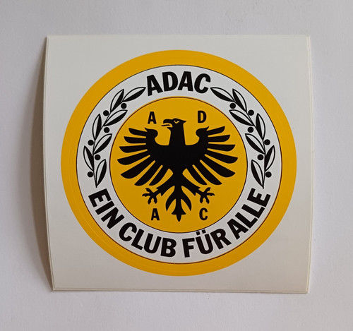 Adac retro aufkleber ein club - adac,