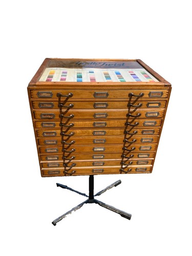 Atelier stickgarn vintage - vintage, holz