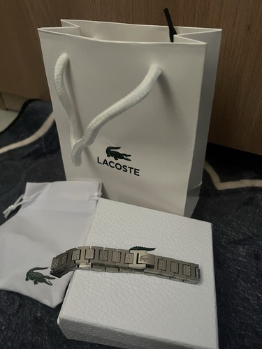 Lacoste armband edelstahl - lacoste,