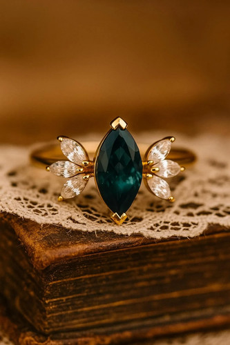 Natürlicher teal sapphire - natürlicher,