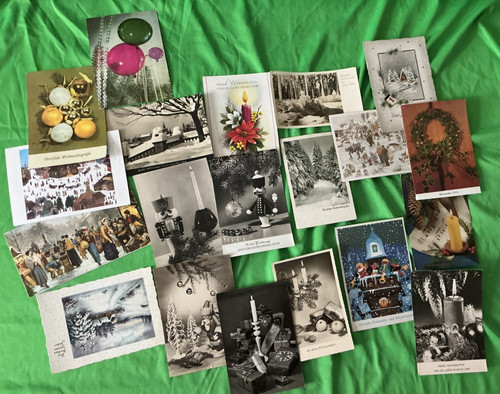 Weihnachtskarten 1900er lot - 20,