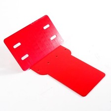 Motorrad Kennzeichenhalter Nummernschildhalter Rot Universal