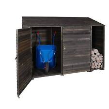 B-WareGeräteschuppen MCW-J75,   180x250x93cm anthrazit-grau