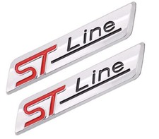 2x Silber Chrom Für Ford ST