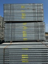 5 Stk. Stahlboden 2,57m Layher/Assco/Alfix für Gerüst Gerüstboden gebraucht