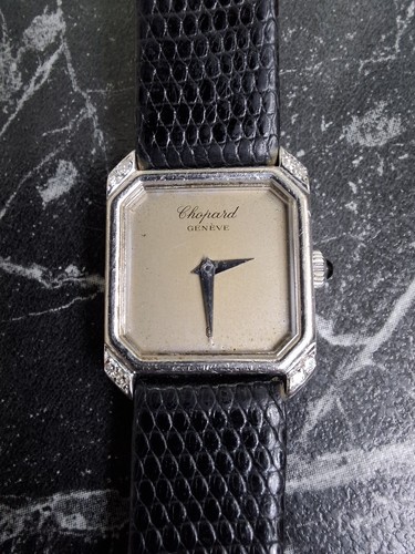 Chopard damenuhr weißgold - chopard, damenuhr,