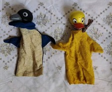 DDR Handpuppen Kasperlepuppen Theater Schnatterinchen Rabe
