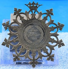 Dem Könige 1899 Königsehrenzeichen Schützenbruderschaft Königsorden Unikat Rar!