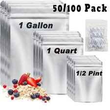 50/100 Mylar Stand-Up Food
