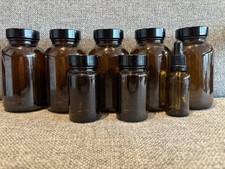 8 Braun Braunglas Weithals