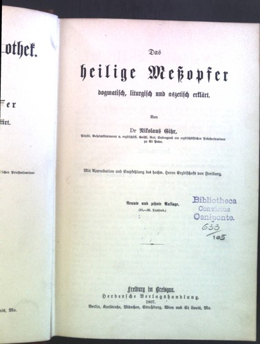 Das heilige meßopfer - das,