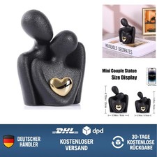Hochzeit Paargeschenk Mini-Keramikfigur Herz Wasserabweisend Deko Geschenkidee