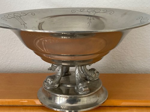 Große zinnschale fuß mit - mit, 4