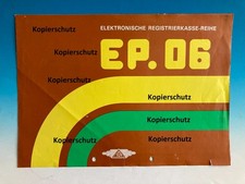 DDR Registrierkasse elektr. Kasse Prospekt EP.06 Hersteller IGV Ungarn Budapest