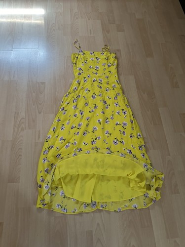 Zara sommerkleid gelb lila - zara,