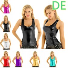 DE Damen Tank Top Metallic