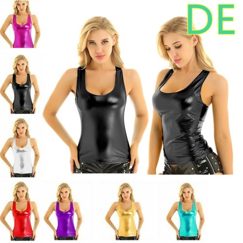 Damen tank top metallic - damen,
