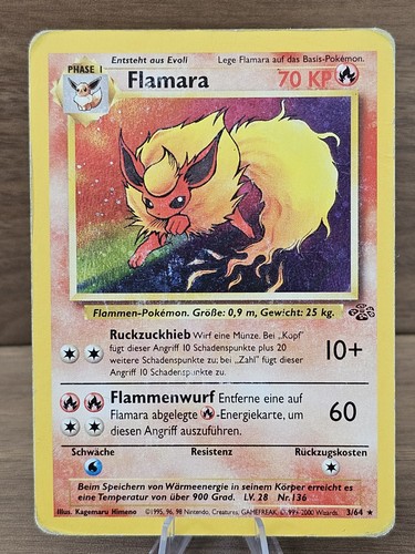 Pokémon flamara 64 - pokémon,