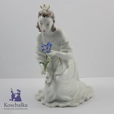 Rosenthal Porzellanfigur Märchen Prinzessin mit Blume, 23 cm, selten! (9964A)