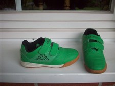 Turnschuhe von Kappa Gr. 31  für Jungen  grün/schwarz  Klettverschluss  wie NEU!