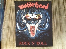Motörhead-Backpatch-Rock n Roll-Vintage-Sehr Rar-Slayer-Sodom-Kreator