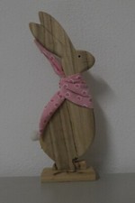 Osterhase Holz Holzhase Holzhäschen Osterhäschen Deko Dekoration Osterdekoration