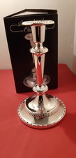 Kerzenständer versilbert Höhe :19 cm