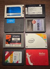 Konvolut SSD Festplatten 8 Stück