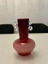 Böhmische Glasvase 1960er –
