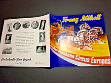 1960 programm CIRCUS FRANZ