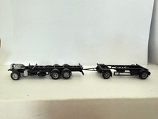 HERPA MB 7,45 Wechselbrücken fahrgestell mit Kögel Lafette