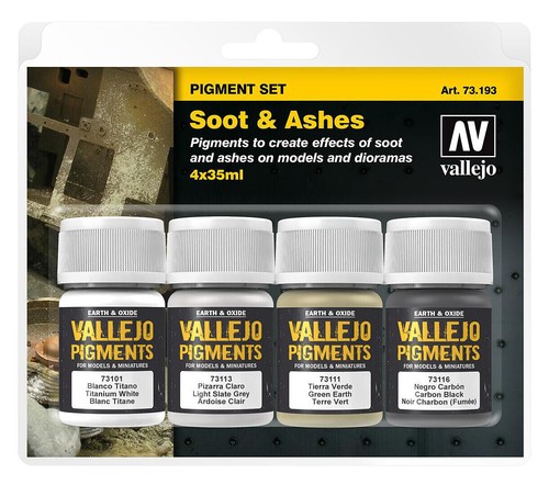 Brandneu vallejo pigment set - brandneu, pigment-set