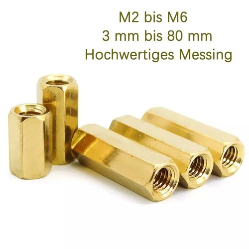 M6 messing distanzbolzen - m6,