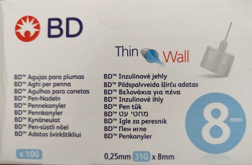 Thin wall pen - bd, pen-nadeln