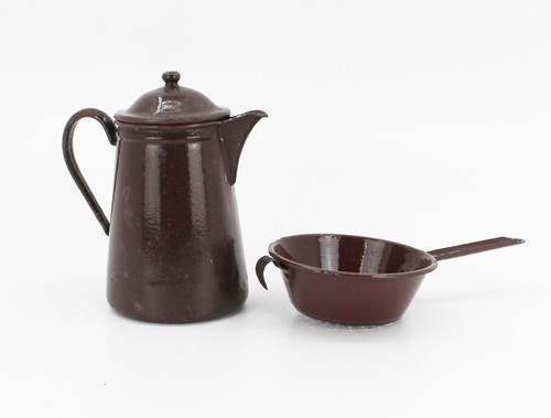 Alte kaffeekanne antik deckel - alte,