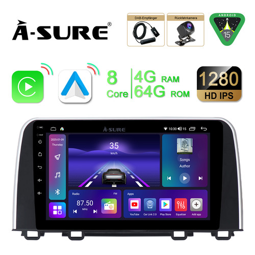 Carplay für honda - crv, cr-v