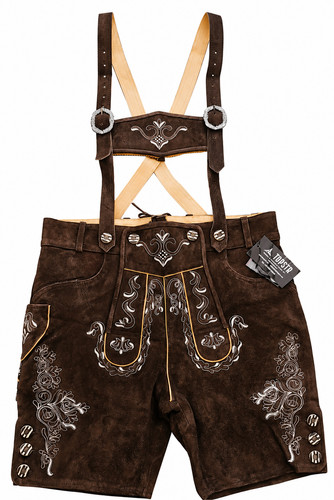 Herren lederhose braun - herren,