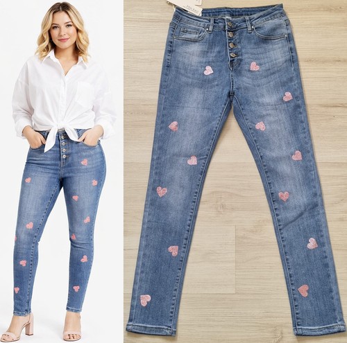 Neu damen jeans glitzer - neu,