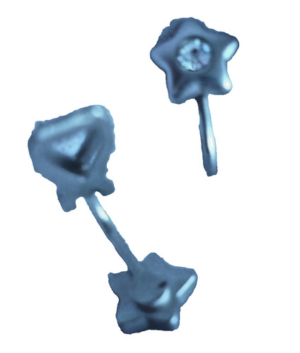 Süße ohr clips stern mit - clips,