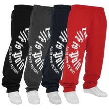 Jogginghose Trainingshose Sweatpant Smile now Cry later Life is pain 