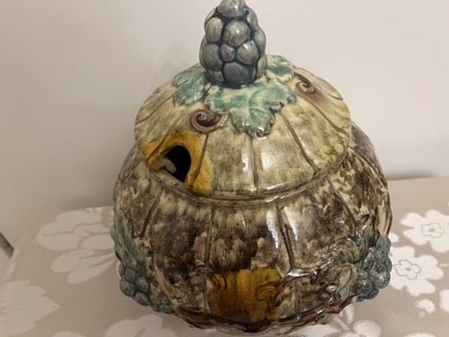 Bowle sehr alt aus - , steingut