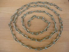 Knotenkette Zierkette Absperrkette Stahl ca 2,4 mm ca. 1,5 m lang. Neu, unbenutz