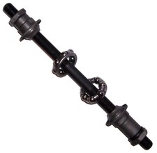 NEU! Fahrrad Bike Hinterrad Achse 178 mm, 9,5 mm Achsen mit Kugellager MTB