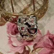 Breiter Ring aus 925 Silber