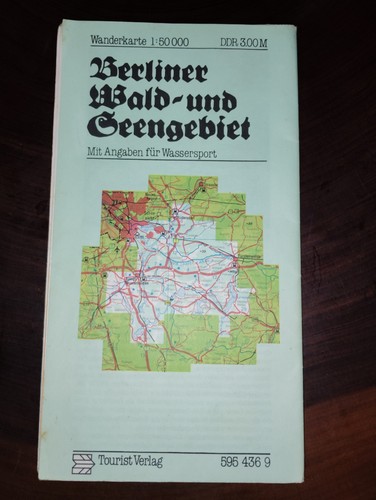 Wanderkarte berliner wald und - wanderkarte,